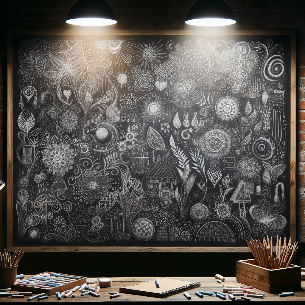 黒板アートとは？魅力と描き方の基本ガイド
