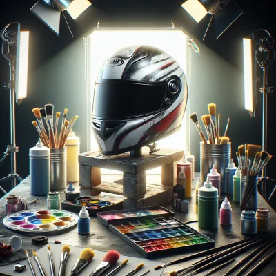 ヘルメット塗装で世界にひとつのオリジナルを作る方法