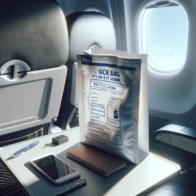 飛行機のエチケット袋は持ち帰りOK。日常で役立つ活用法