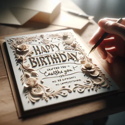 バースデーカード 手書きで心を込めた誕生日祝いを