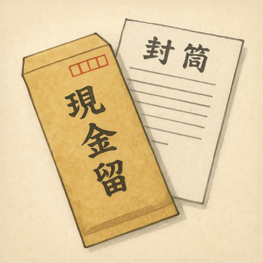 現金書留 封筒