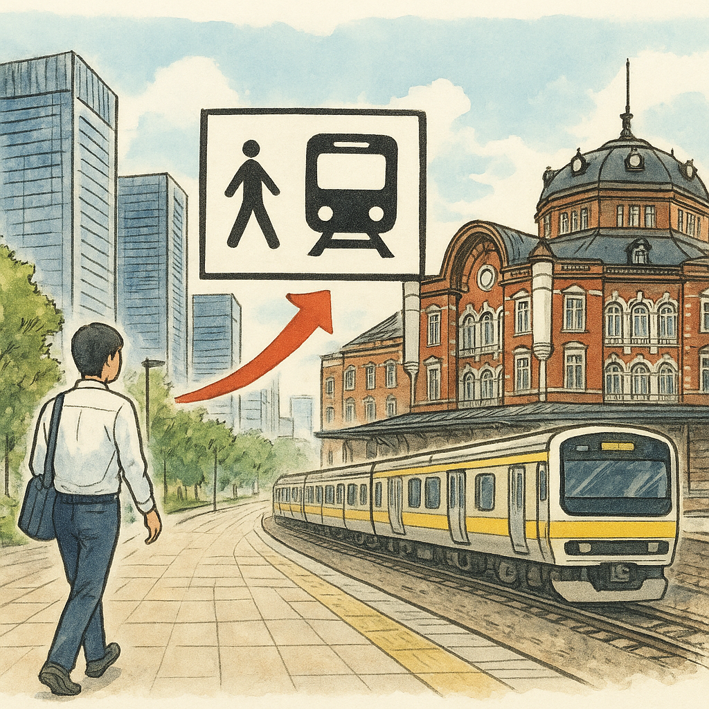 大手町駅から東京駅への最速ルート|徒歩・電車を完全比較